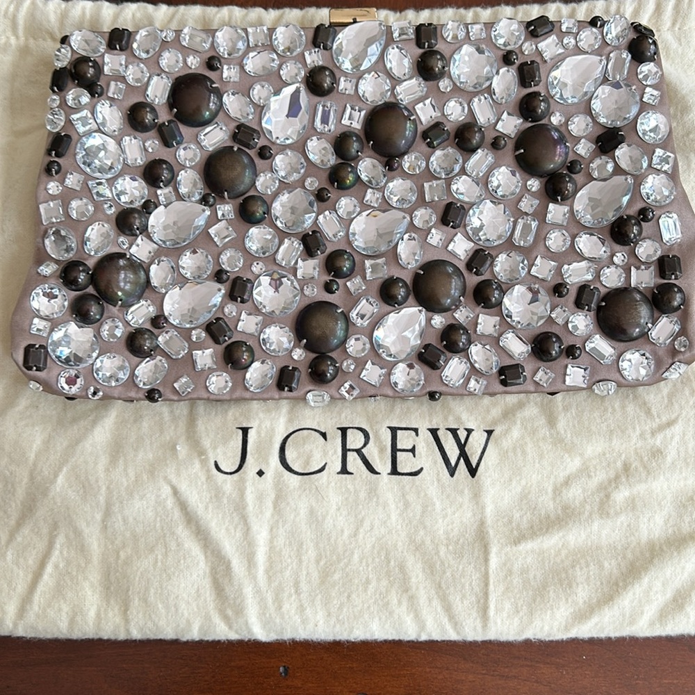JCrew Collection Rhinestone Evening Clutch - Picture 6 of 7